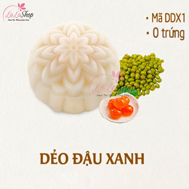 B&aacute;nh trung thu Kido Dẻo đậu xanh 0 trứng 180g