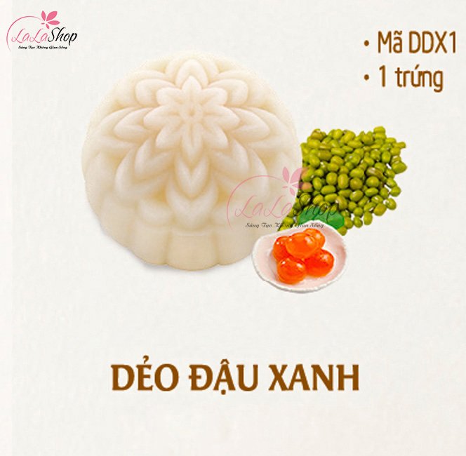 B&aacute;nh trung thu Kido Dẻo đậu xanh 1 trứng 180g