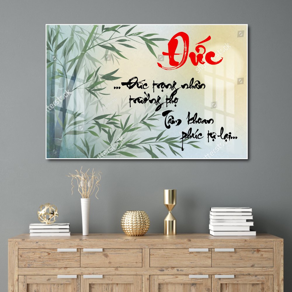 Tranh thư pháp chữ Đức 3