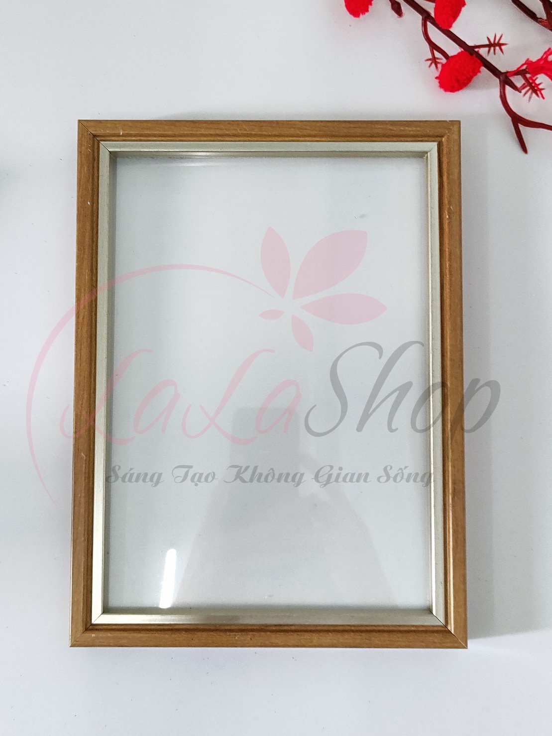 Khung ảnh để bàn vân gỗ M002