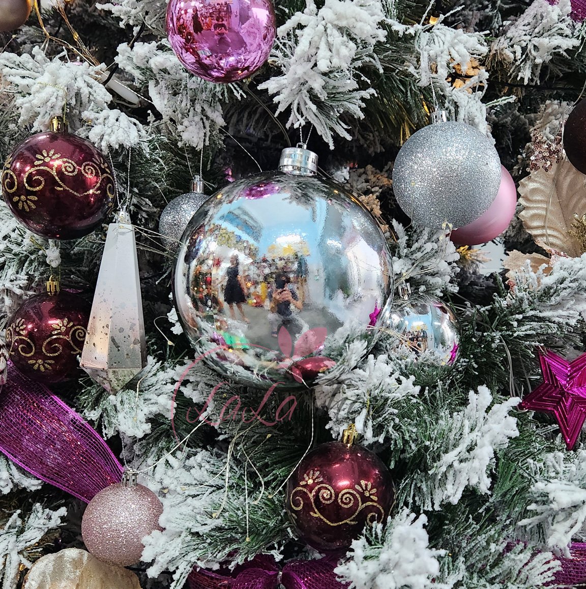 Châu Bóng 16cm Trang Trí Cây Thông Noel