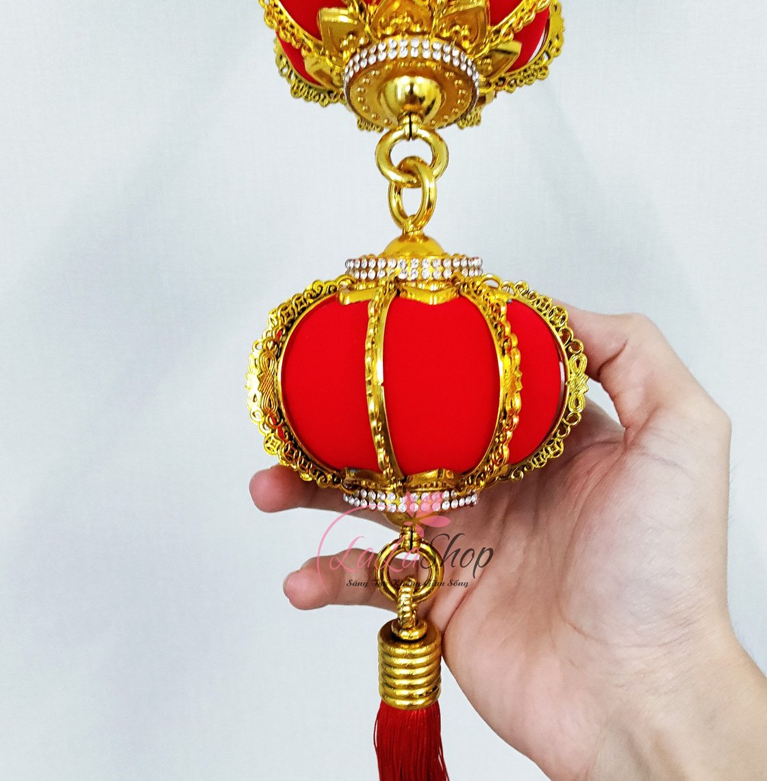 Dây lộc treo chữ lồng đèn may mắn trang trí tết