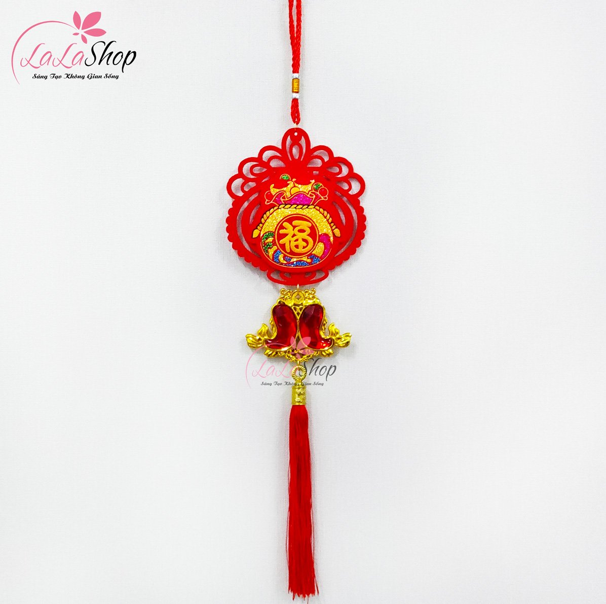 Dây lộc treo chữ phúc may mắn trang trí tết mẫu 3