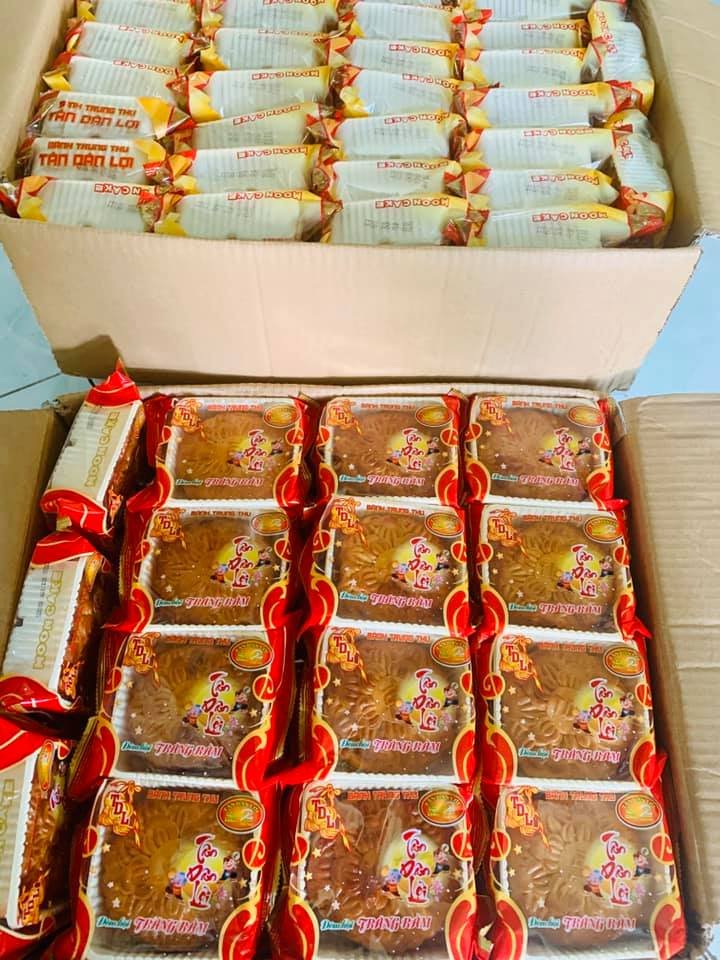 Bánh Trung Thu Socola 2 Trứng 200G Bánh Tân Dân Lợi