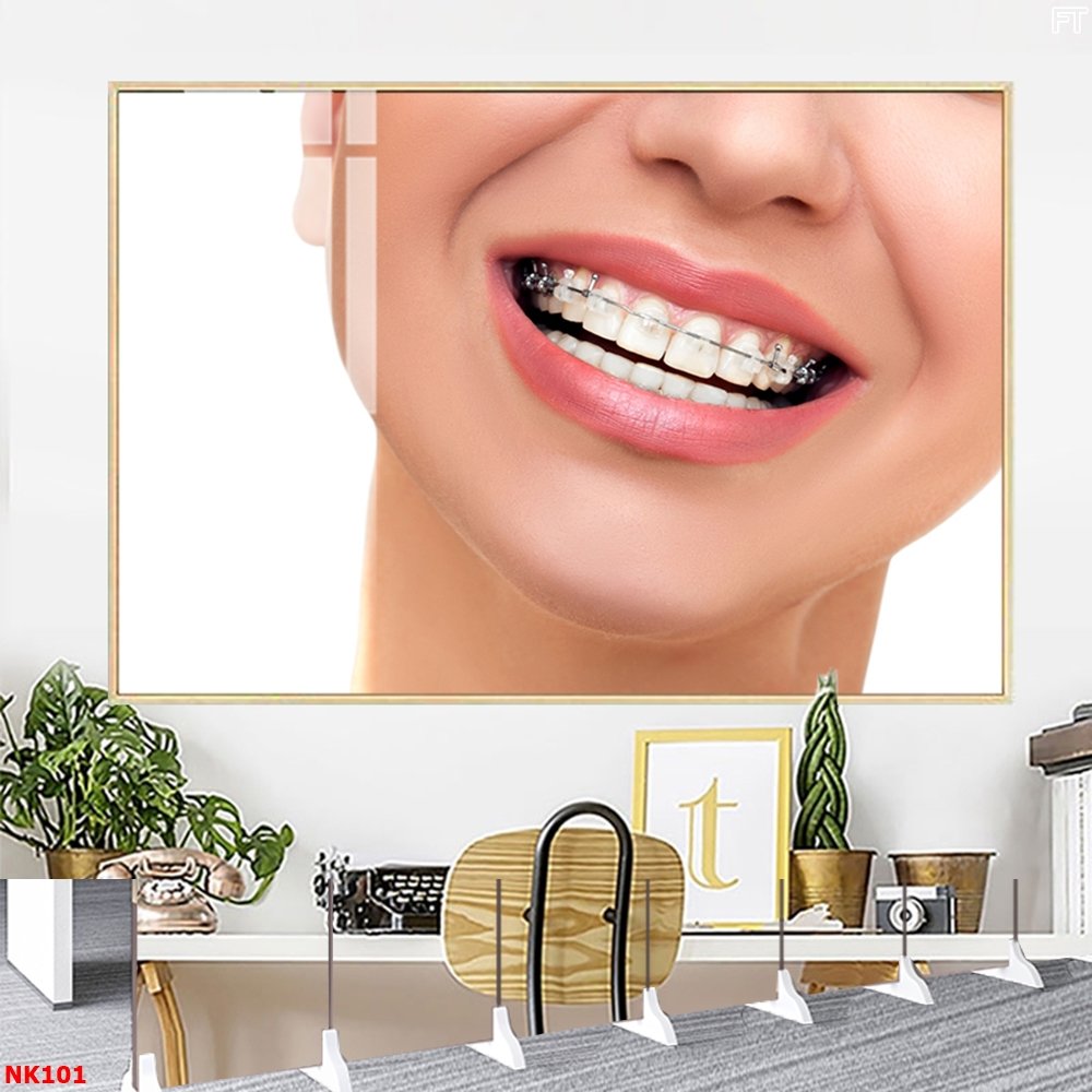 Tranh Treo Trường Nha Khoa Niềng Răng Thẩm Mỹ
