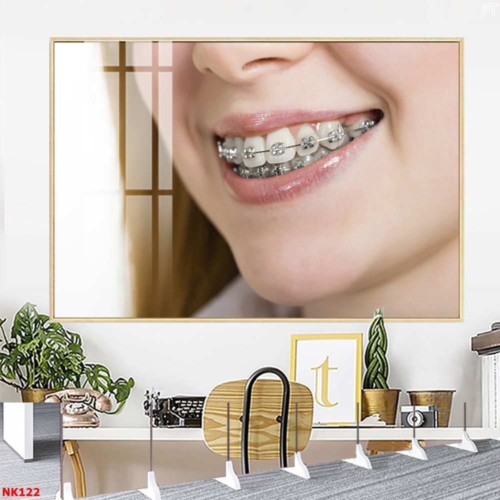 Tranh Treo Tường Nha Khoa Niềng Răng Thẩm Mỹ