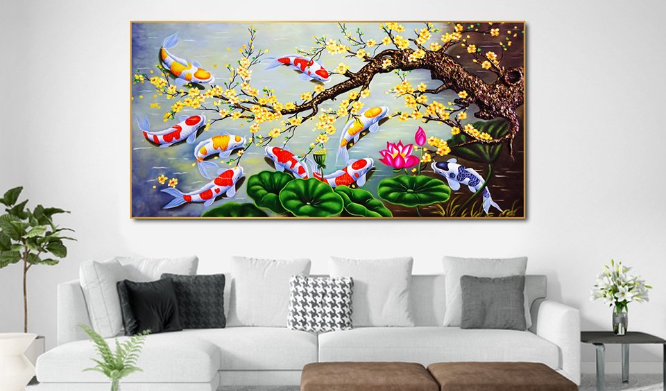 Bảng giá tranh 1 tấm ngang