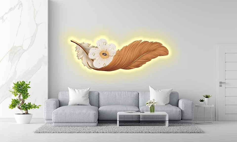 Các hình mẫu đồng hồ thời trang treo tường với đèn led đẹp tuyệt vời nhất 2023 bên trên Lala