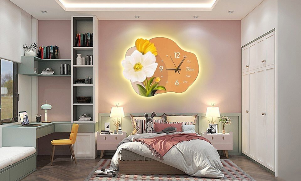 Các hình mẫu đồng hồ thời trang treo tường với đèn led đẹp tuyệt vời nhất 2023 bên trên Lala