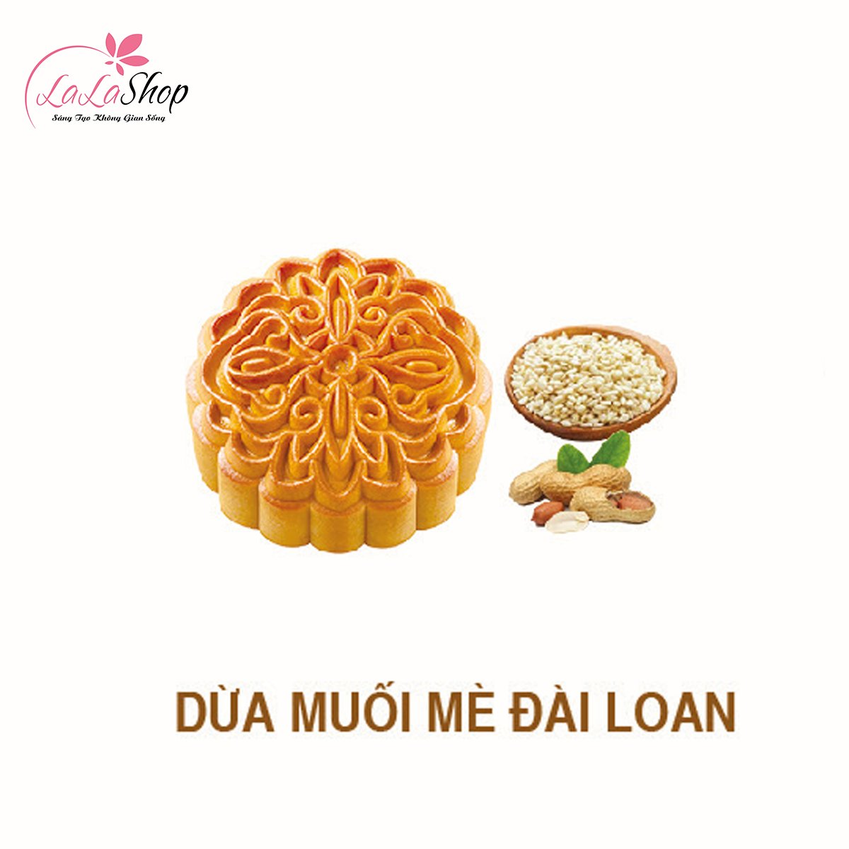 B&aacute;nh trung thu Kido vị dừa muối m&egrave; đ&agrave;i loan 1 trứng 180g