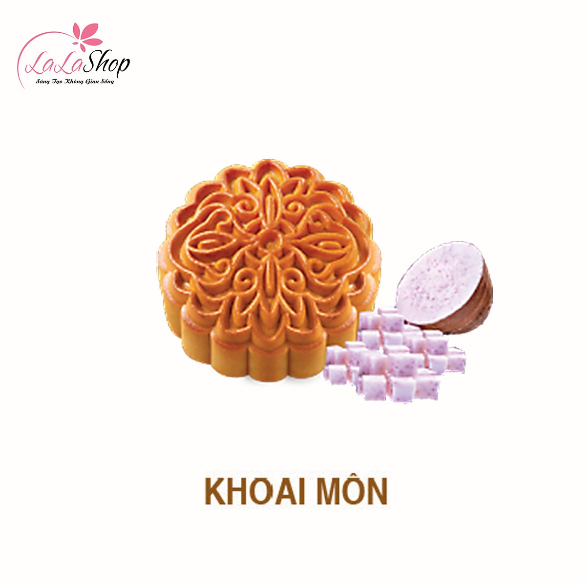 B&aacute;nh Trung Thu KiDo Khoai M&ocirc;n 0 Trứng 120g