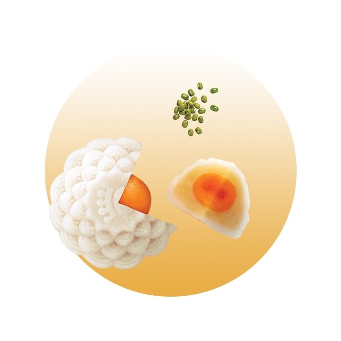 Bánh Trung Thu Kinh Đô Dẻo Đậu Xanh 1 trứng 180gr