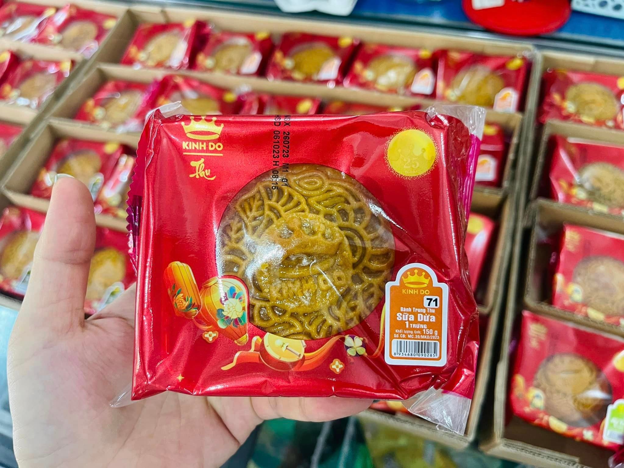B&aacute;nh Trung Thu Kinh Đ&ocirc; Sữa Dừa 1 Trứng 150gr
