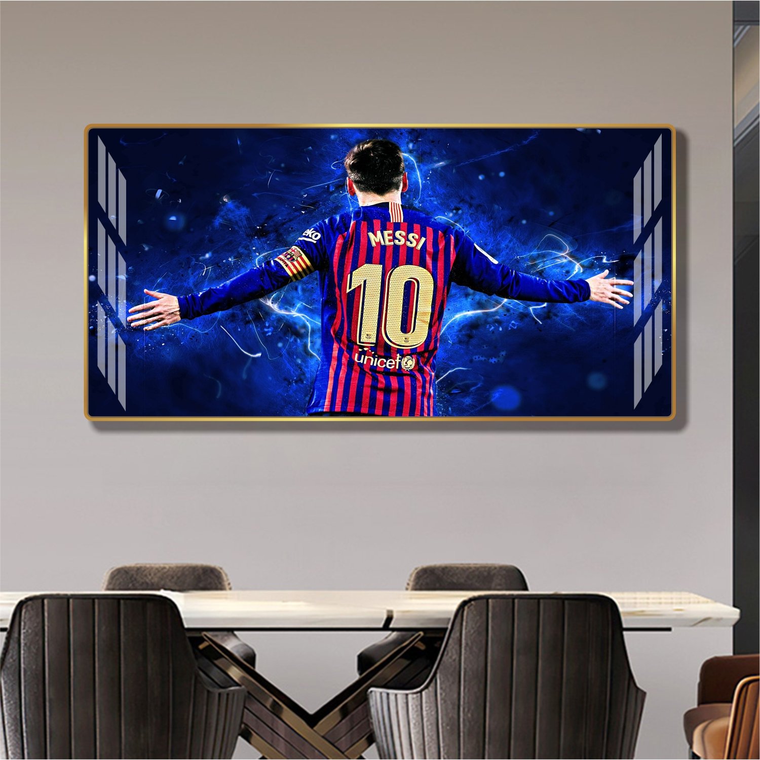 Tranh Treo Tường Cầu Thủ Bóng Đá Lionel Messi Mẫu 02