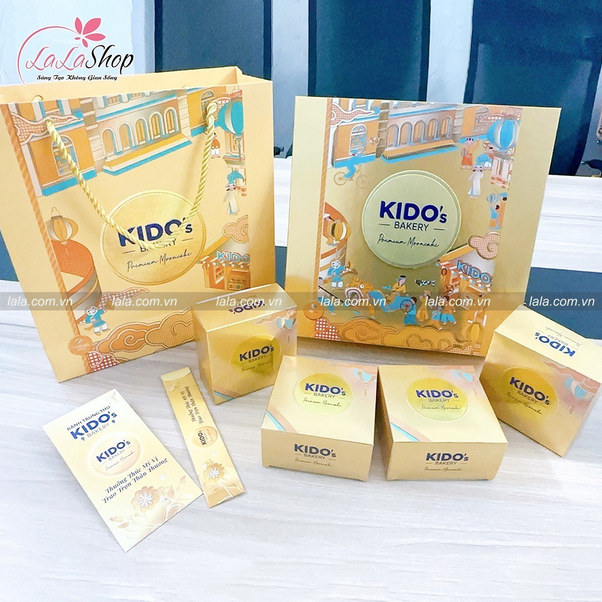 Hộp 4 bánh trung thu Kido cao cấp special - Gold Label