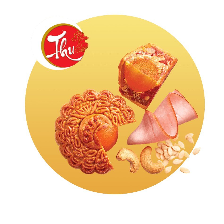 B&aacute;nh trung thu Kinh Đ&ocirc; Thập Cẩm Jambon 1 trứng 150gr