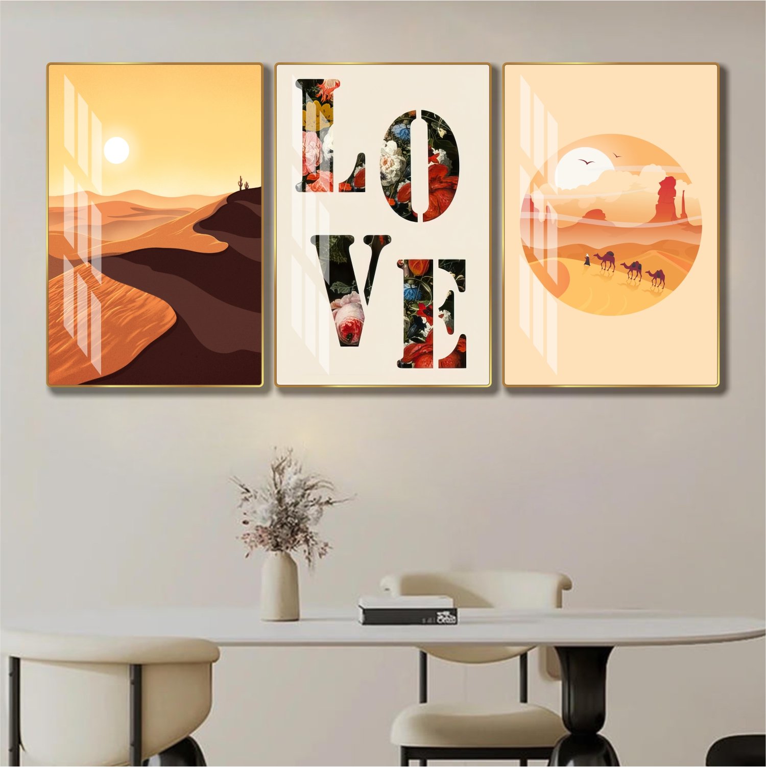 Tranh treo tường sa mạc nghệ thuật mẫu 852