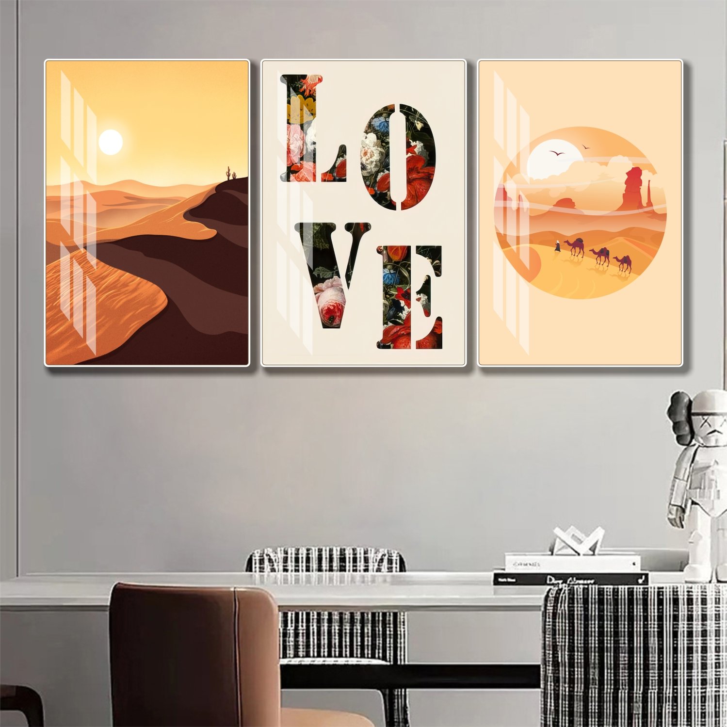 Tranh treo tường sa mạc nghệ thuật mẫu 852