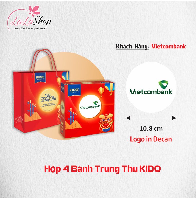 Hộp 4 b&aacute;nh trung thu KIDO T&acirc;m Giao