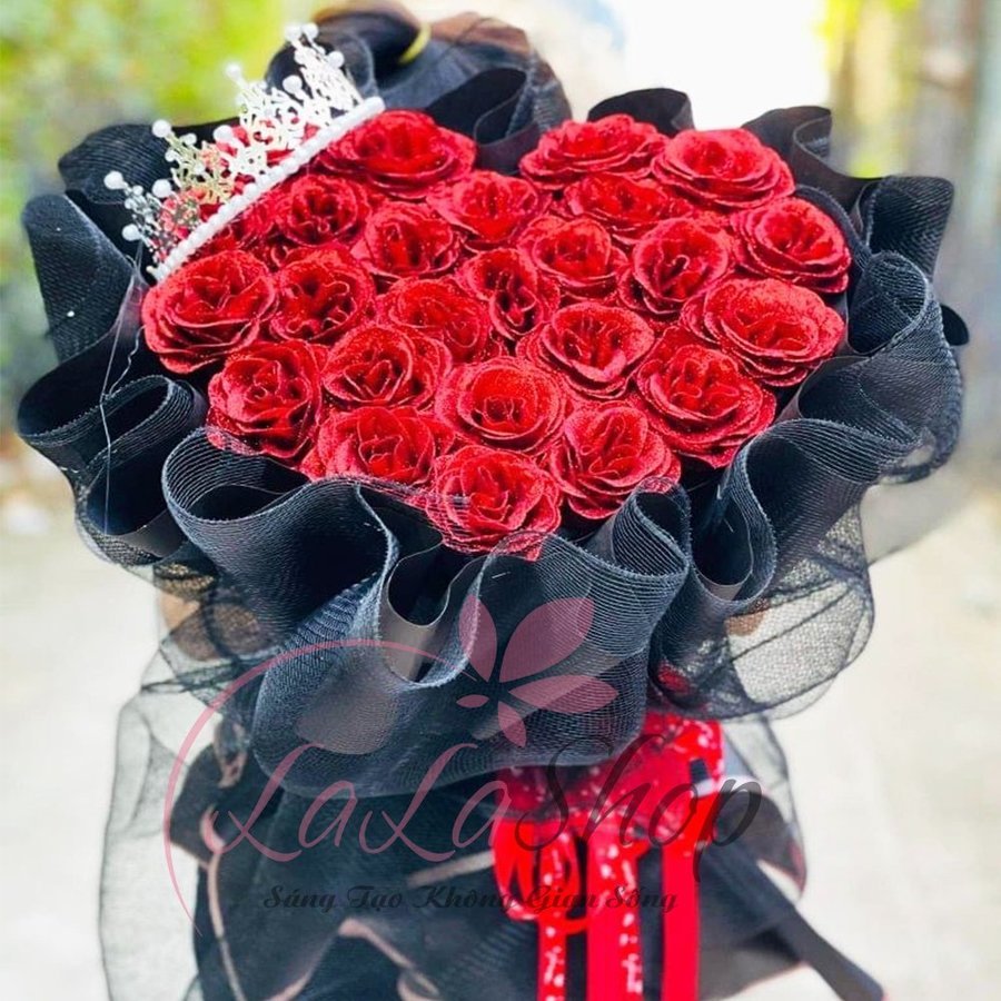 Bó 3 hoa hồng sáp thơm quyến rũ
