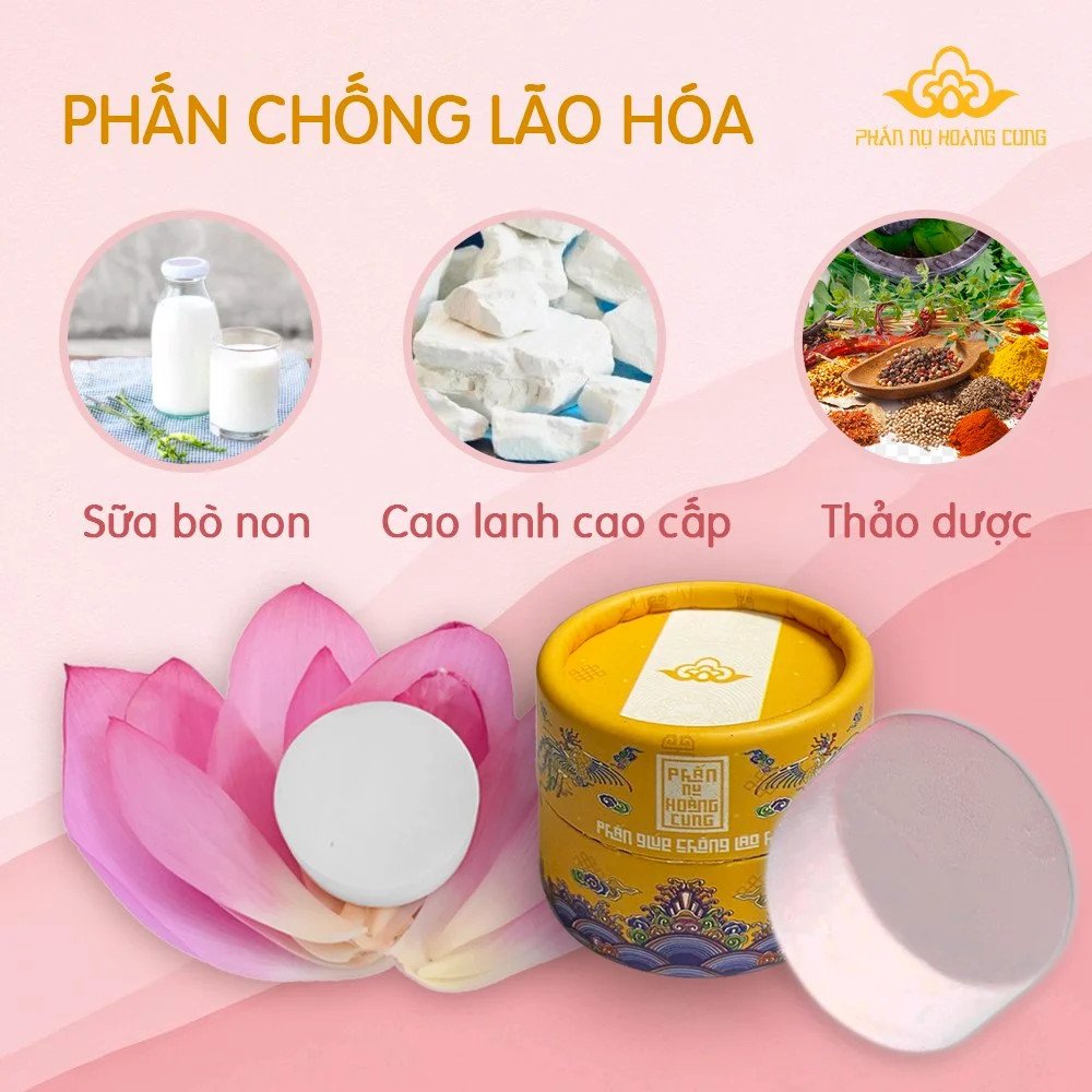 Quà tặng phấn trang điểm chống lão hóa nén da