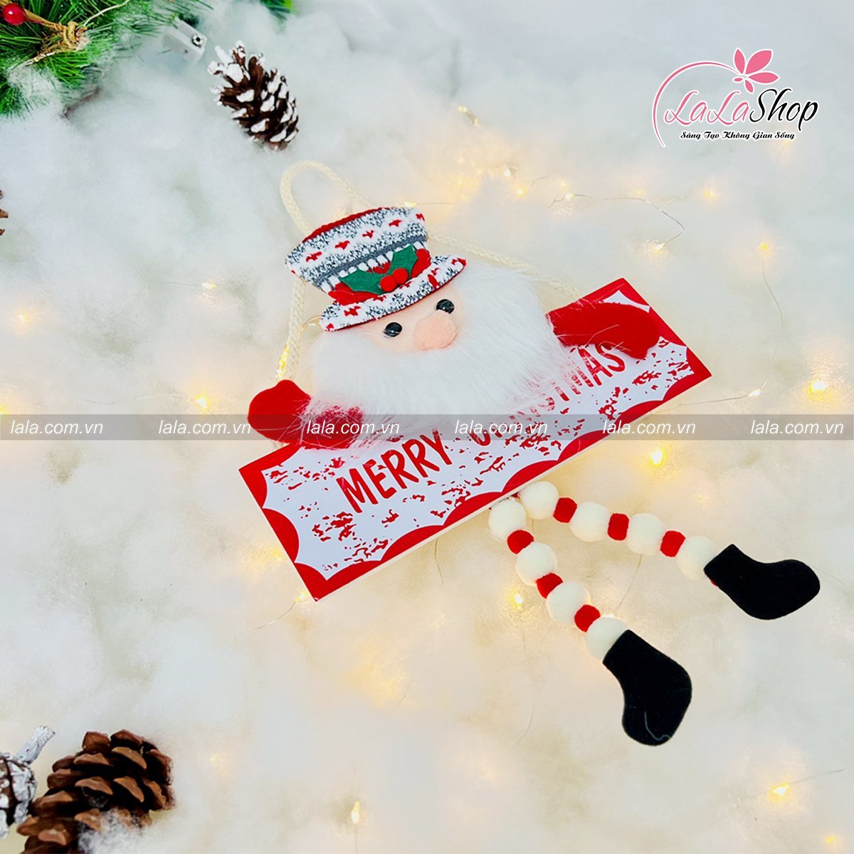Phụ Kiện Dây Treo Ông Già Noel Trang Trí Giáng Sinh 027