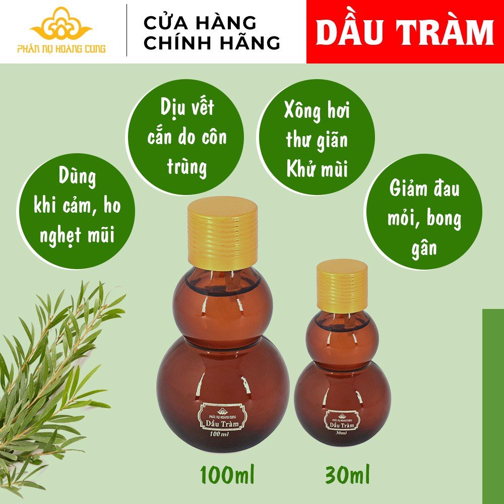 Dầu Tràm Thiên Nhiên Phấn Nụ Hoàng Cung 30ml