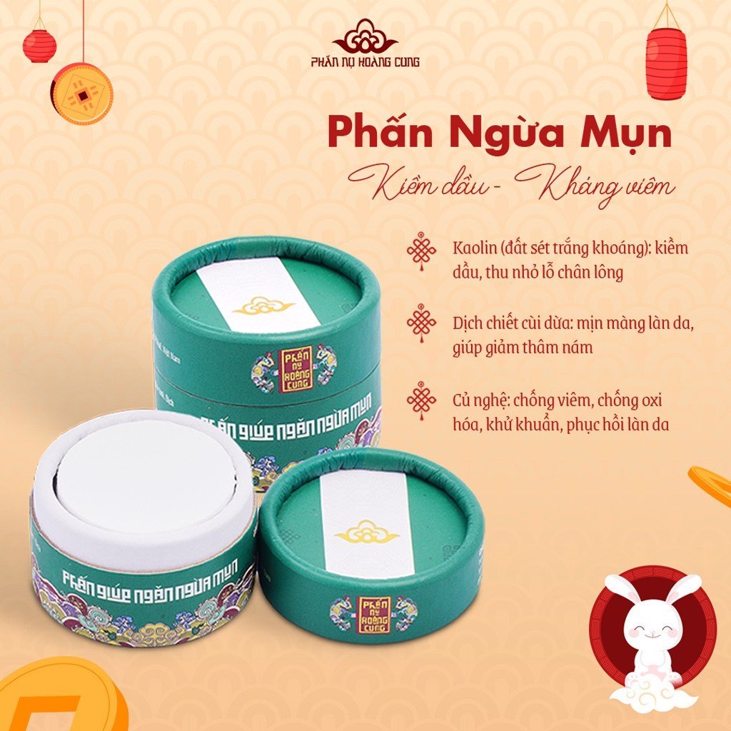 Phấn ngừa mụn Phấn nụ hoàng cung 25g