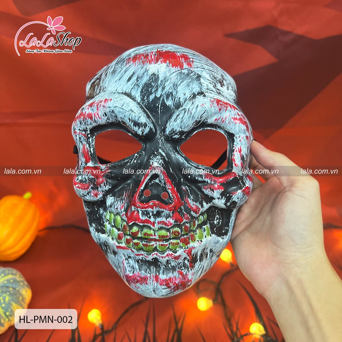 Mặt nạ Đầu lâu Phụ kiện hóa trang Halloween 002