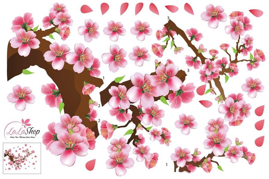 Combo Decal Trang Trí Tết Xuân Giáp Thìn Thần Tài Gõ Cửa