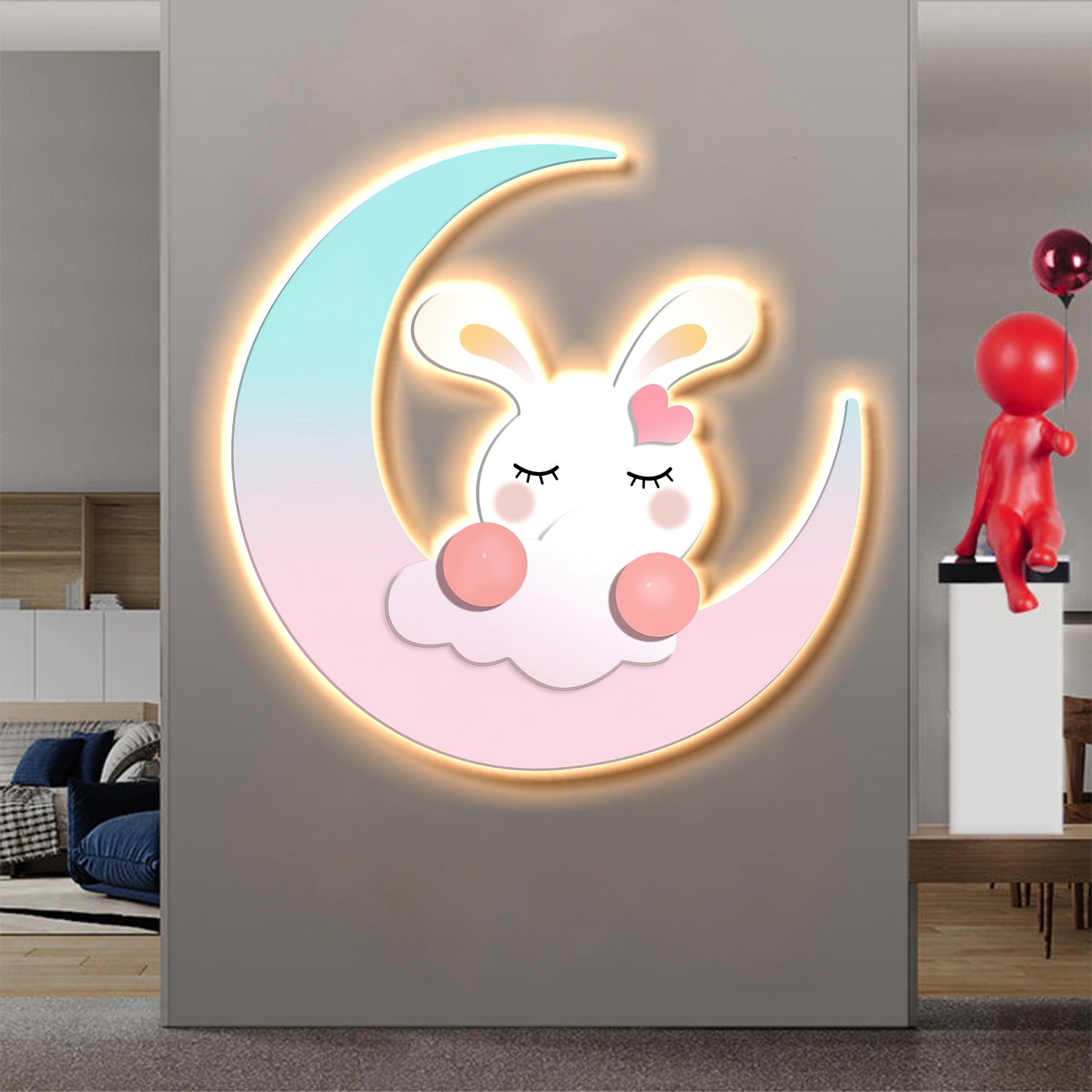 Tranh đèn LED tráng gương pha lê cao cấp mẫu 257