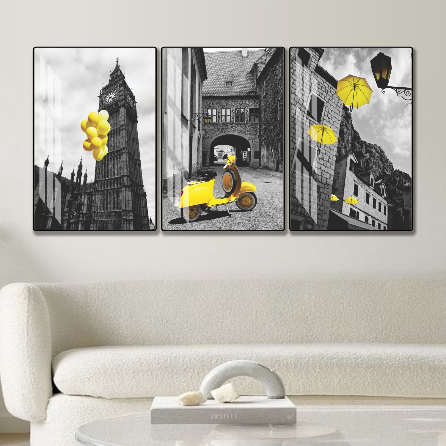 Tranh treo tường nghệ thuật phong cảnh đường phố mẫu 951