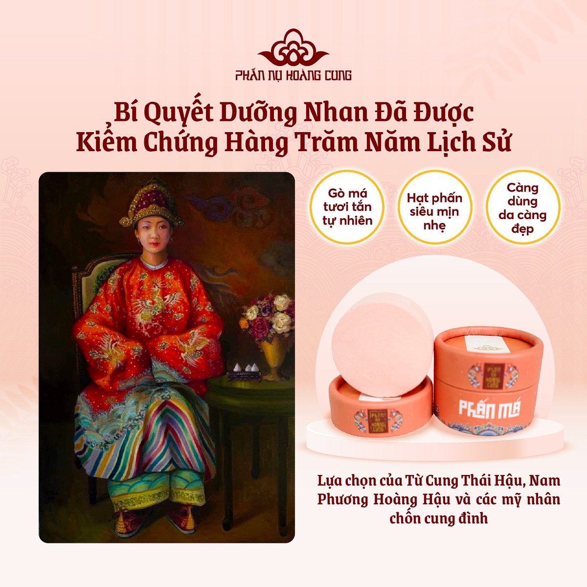 Quà tặng phấn má màu cam (dạng nén)