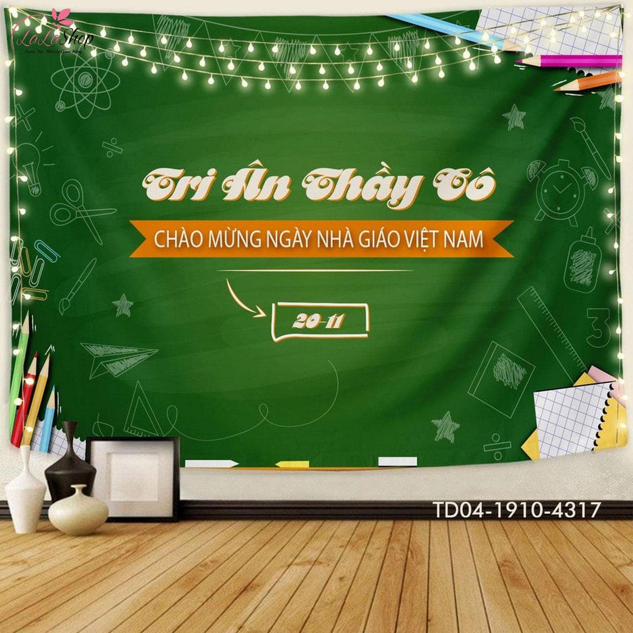 Tranh 20/11 - Tranh vải v&ocirc; c&ugrave;ng gọn nhẹ n&ecirc;n c&oacute; thể treo ở bất kỳ đ&acirc;u