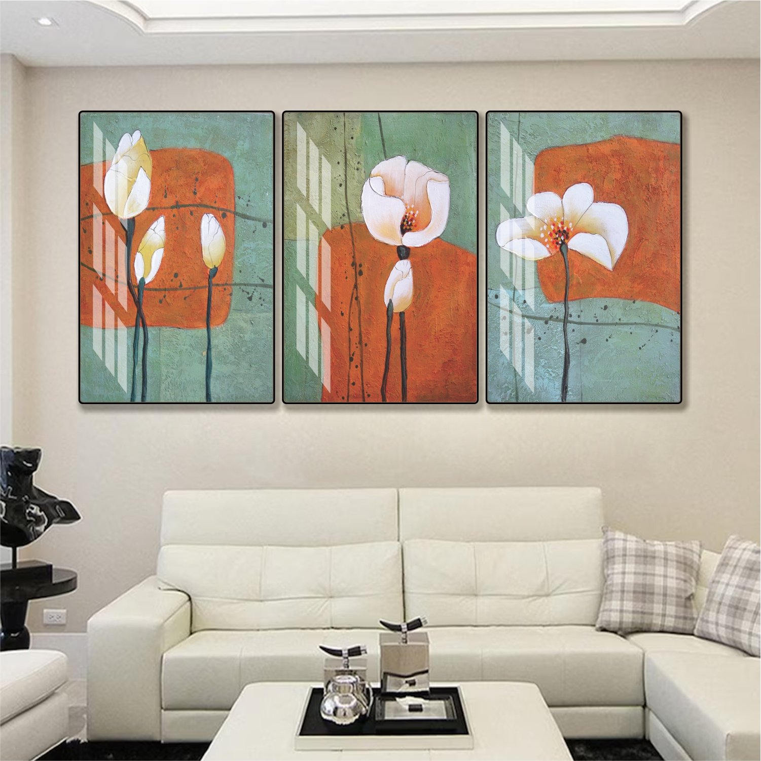 Tranh hoa treo tường nghệ thuật cổ điển mẫu 998