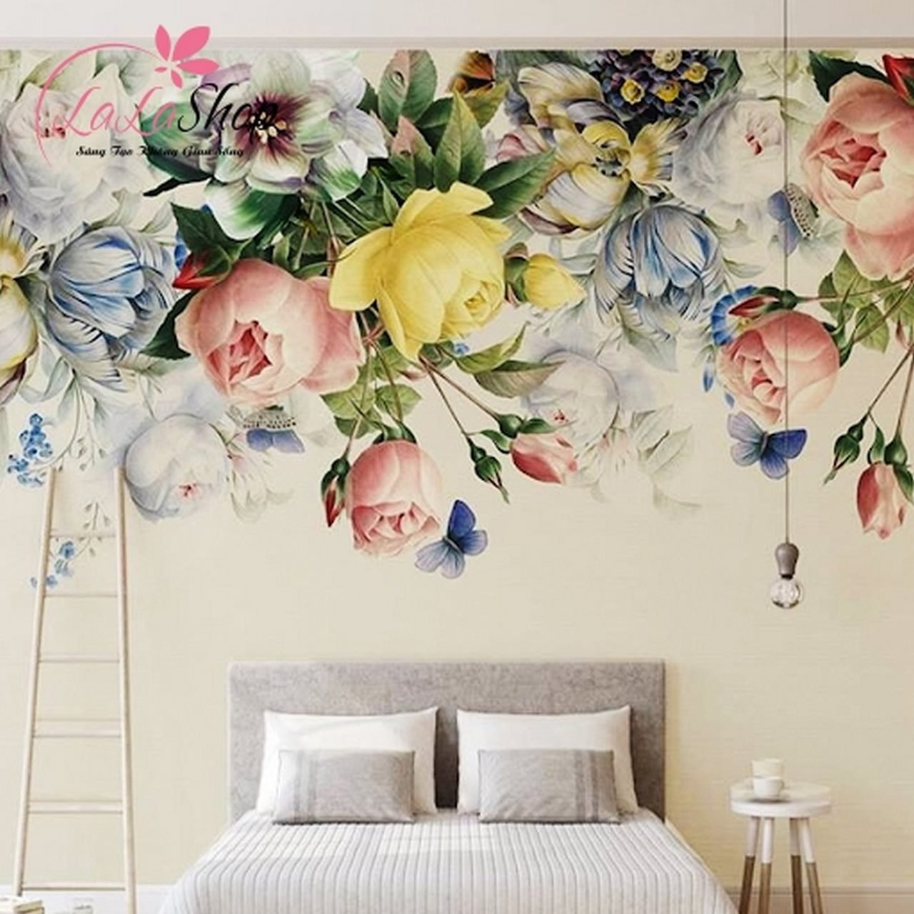 Tranh dán tường phòng ngủ siêu đẹp