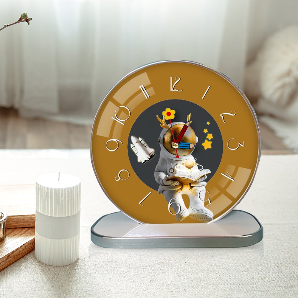 Tranh Đồng Hồ Để Bàn Phi Hành Gia Nghệ Thuật