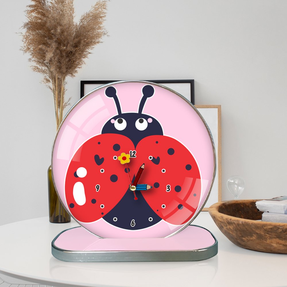 Tranh Đồng Hồ Để Bàn Hình Con Bọ