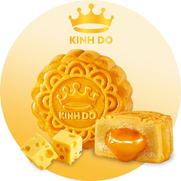 B&aacute;nh trung thu Kinh Đ&ocirc; Lava Trứng Chảy - Hộp 3 b&aacute;nh