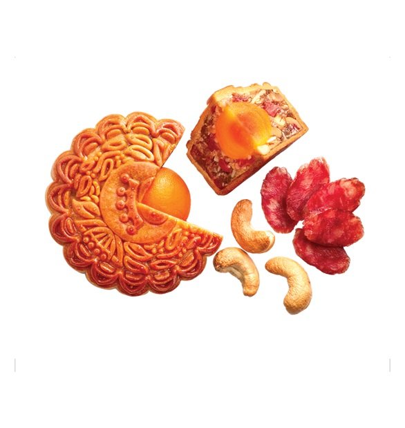 B&aacute;nh Trung Thu Kinh Đ&ocirc; Thập Cẩm Lạp Xưởng Ngũ Hạt 2 Trứng 210gr