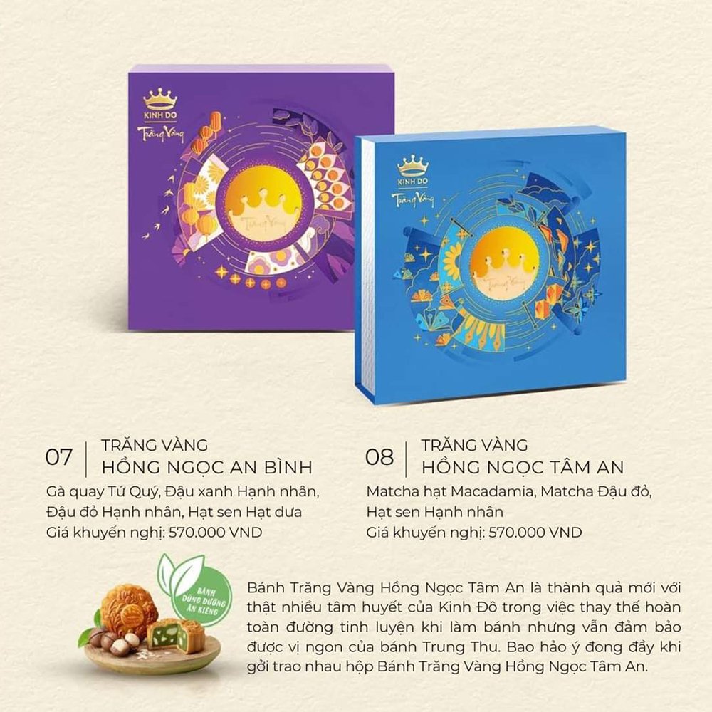 B&aacute;nh trung thu Kinh Đ&ocirc; Trăng V&agrave;ng Hồng Ngọc An B&igrave;nh