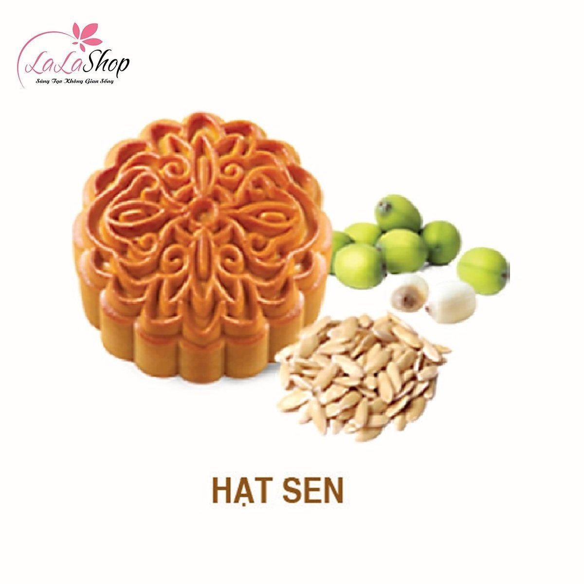 B&aacute;nh Trung Thu Thọ Ph&aacute;t Hạt Sen 2 Trứng 210g (TS2)