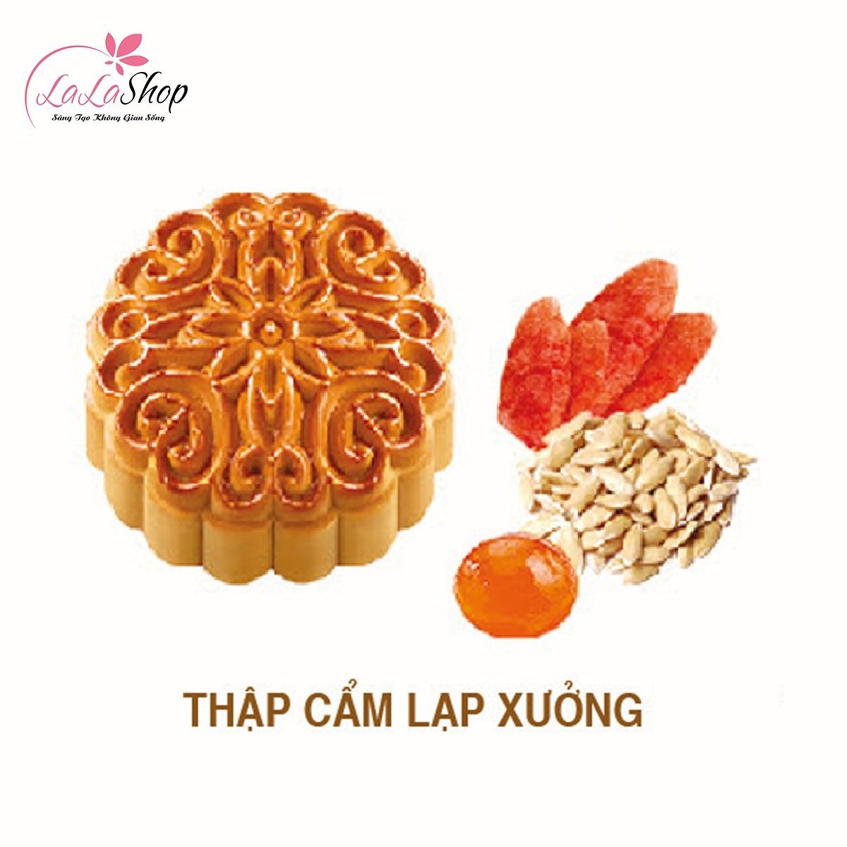 B&aacute;nh Trung Thu Thọ Ph&aacute;t Thập Cẩm Lạp Xưởng 2 Trứng 210g (TT2)