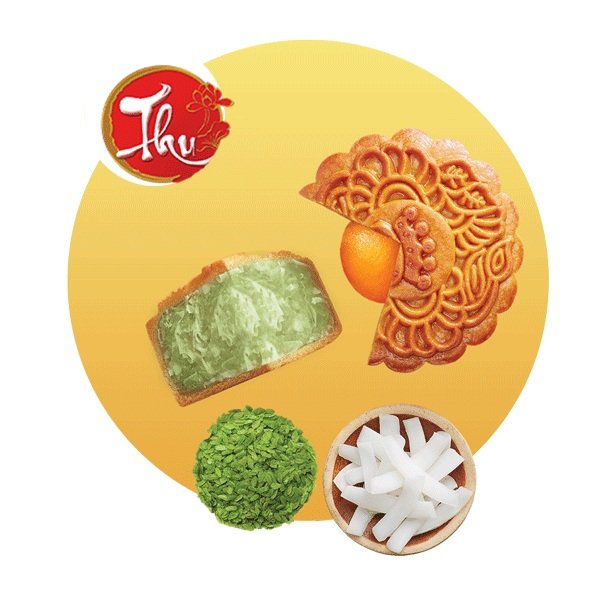 B&aacute;nh Trung Thu Kinh Đ&ocirc; Cốm Dừa 0 trứng 150g (C1)