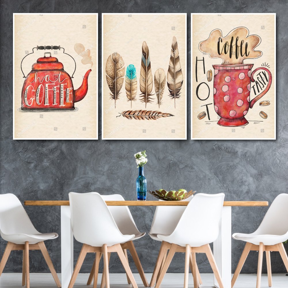 Tranh treo tường hot Coffee nghệ thuật