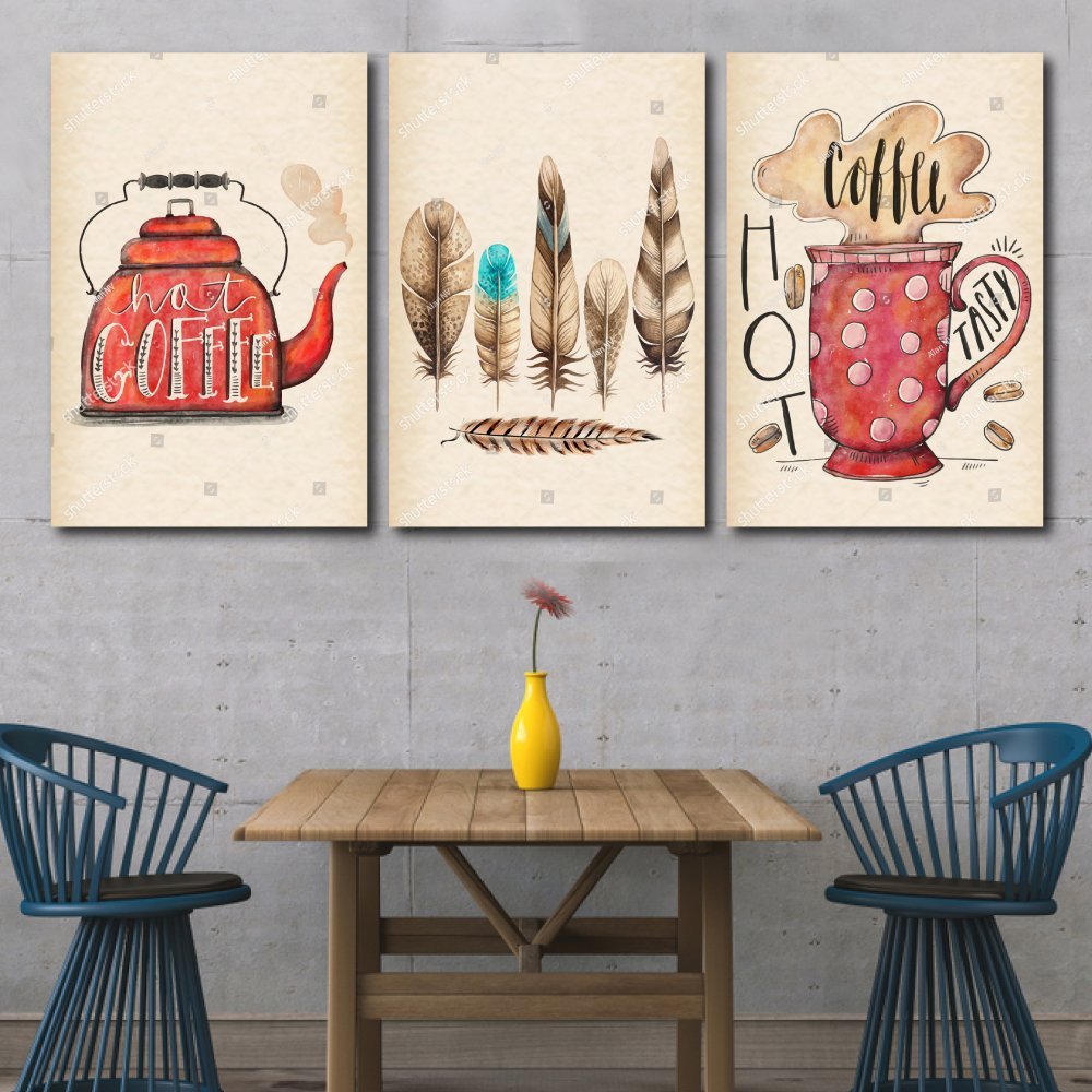 Tranh treo tường hot Coffee nghệ thuật