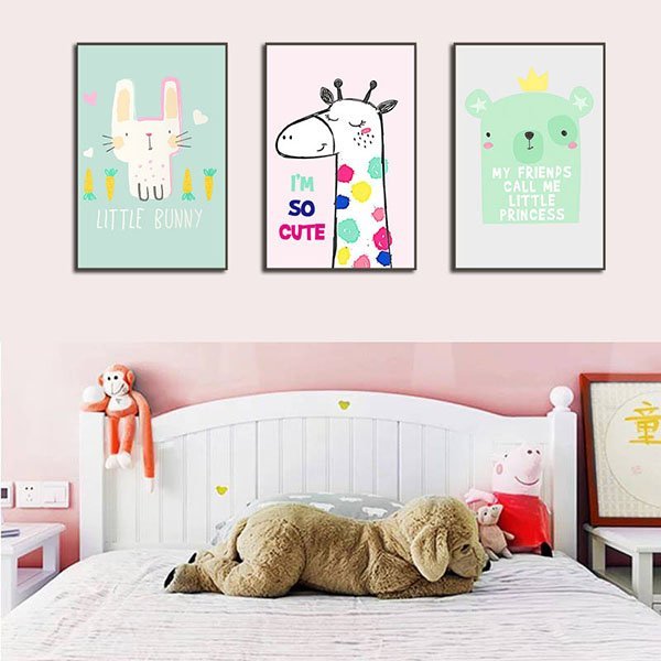 Tranh treo tường hươu cao cổ (KE-083)