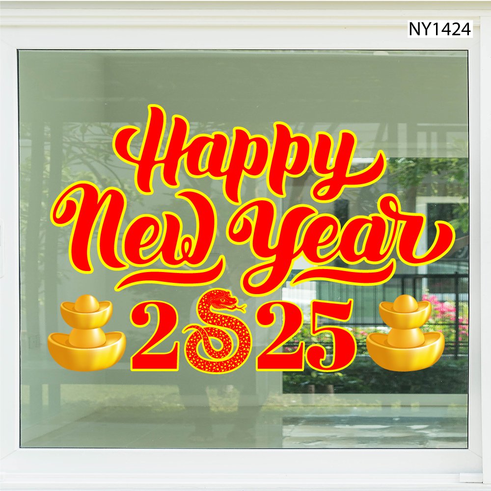 Decal trang tr&iacute; Tết đẹp nhất tại Lala mẫu 4