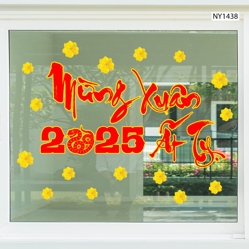 Lala nhận thiết kế v&agrave; thi c&ocirc;ng decal trang tr&iacute; Tết theo y&ecirc;u cầu tại TpHCM