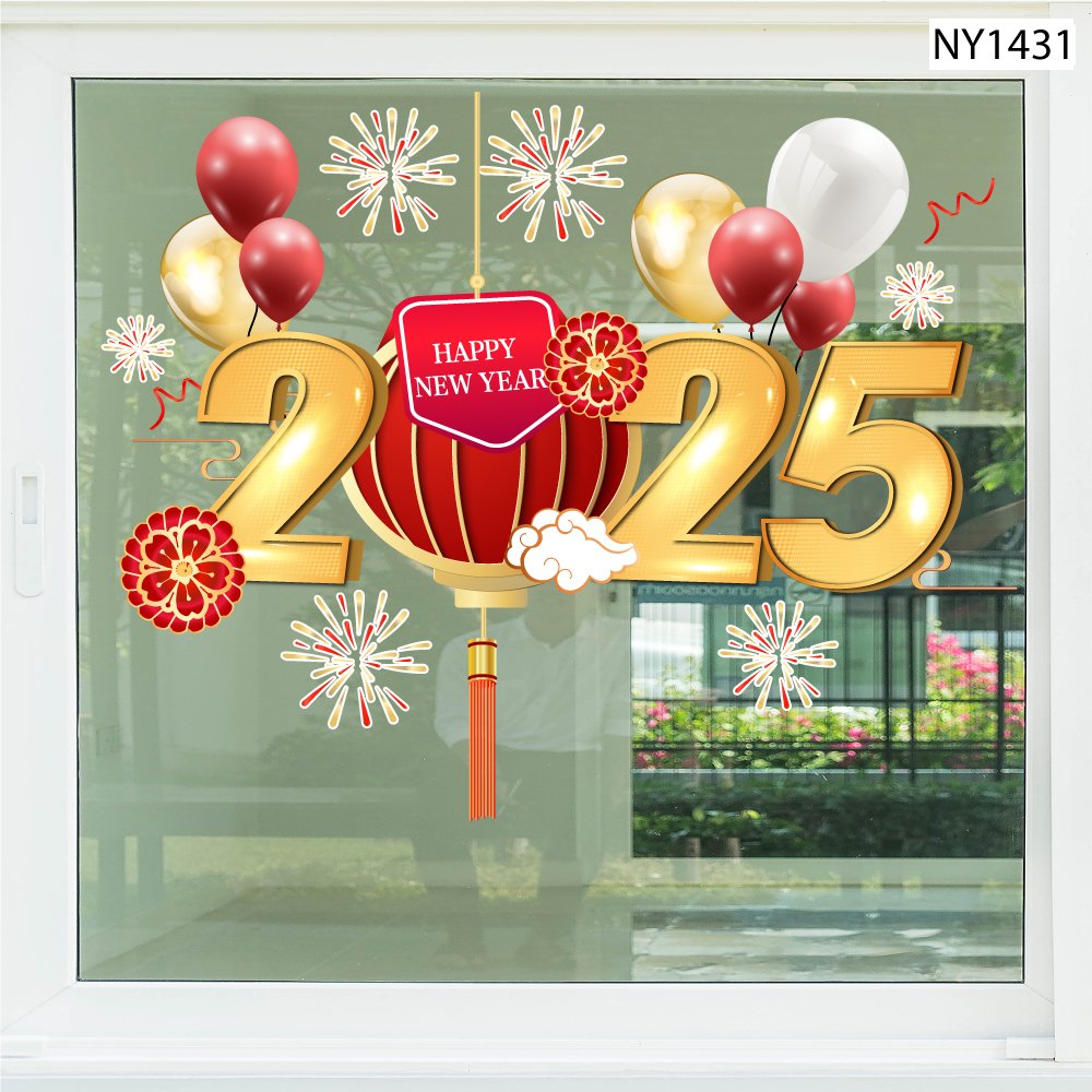 Decal trang tr&iacute; Tết đẹp nhất tại Lala mẫu 2